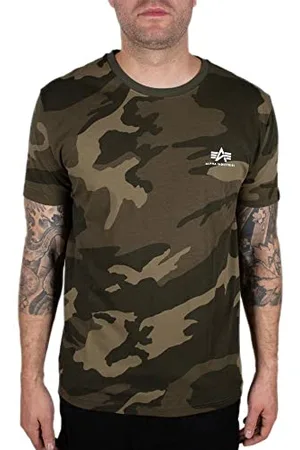 Alpha Industries Herren Basic T Small Logo T-Shirt, , S
