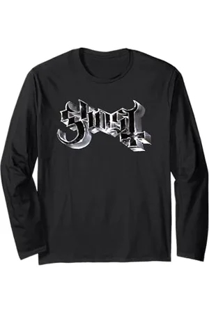 Ghost – Skeleta Chrome Logo Langarmshirt