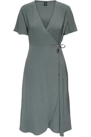 ONLY Onlcali Life S/S Midi Wrap Dress WVN