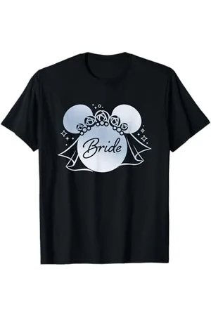Disney Wedding Matching Minnie Mouse Bridal Veil Wife Bride T-Shirt