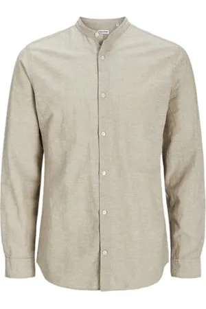 JACK & JONES Herren Jjebreeze Band Shirt Sn Pls Langarmhemd, , 4XL Große Größen EU