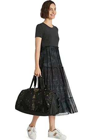 Desigual Womens Vest_Aikido Casual Dress, Black, XS