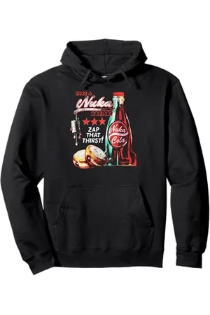 Fallout Video Game Take a Nuka Cola Break Zap That Thirst Pullover Hoodie