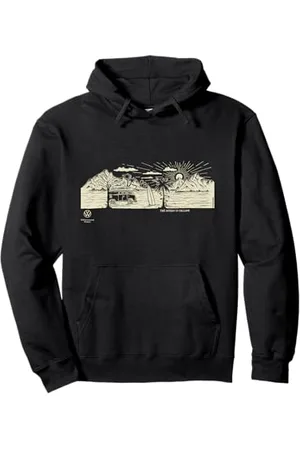 Volkswagen Campervan Beach Das Meer ruft Pullover Hoodie