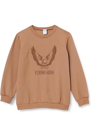 Koton Boys Sweatshirt Long Sleeve Crew Neck Eagle Embossed Printed