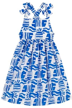 Petit Bateau Mädchen A0CNJ Ärmelloses Kleid mit Trägern, , 6 Jahre