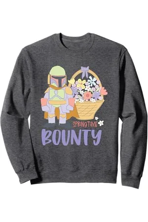 STAR WARS Spring Time Cute Bounty Boba Pastel Colors Logo Sweatshirt