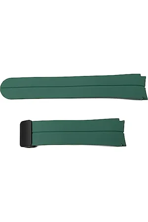 System-S Armband 20 mm aus Silikon für Samsung Galaxy Watch 5 4 Smartwatch in Grün