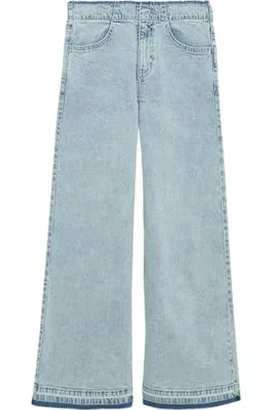 QS by s.Oliver Jeans/Regular Fit/Mid Rise/Wide Leg/offene Kanten an Bund und Saum 164/SLIM