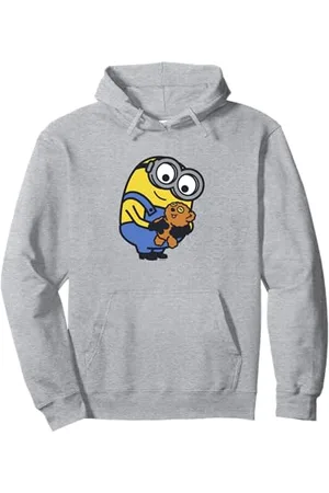Minions Despicable Me Favorite Teddy Bear Portrait Pullover Hoodie