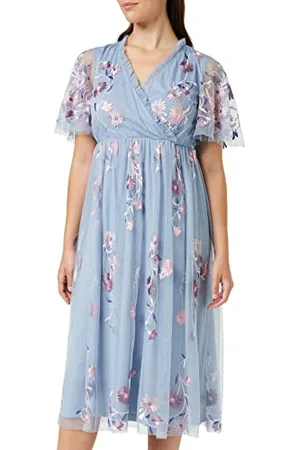 Frock and Frill Damen Blumenstickerei Kleid für besondere Anlässe, , 38