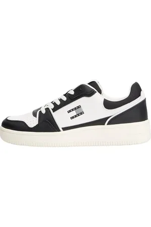 Tommy Hilfiger Herren TJM Retro Basket Em0em01610 Niedriges Oberteil, Black (Black), 43 EU