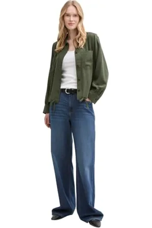 TOM TAILOR Damen 1045274 Blazer, 10920-Deep Forest Green, 40