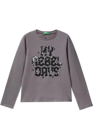Benetton Mädchen M/L 3dkec10kx T-Shirt, , 160 cm