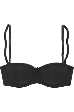 QS by s.Oliver Damen Basic Schalen-BH mit abnehmbaren Trägern in Black