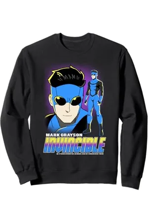 Invincible Mark Grayson Blue Suit Showcase Distressed Sweatshirt