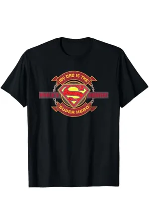 DC Comics Originals Superman DC-Logo Vatertag Der beste Papa, Superheld T-Shirt