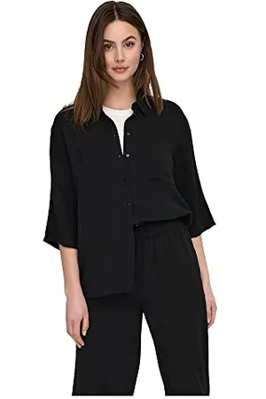 JDY Damen divya 3/4 Loose Shirt Wvn Noos Bluse, , L EU