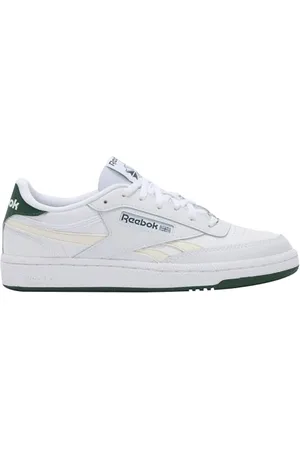 Reebok Club C Revenge Sneaker, WHITE/DARKGREEN/VINTAGECHALK, 39 EU