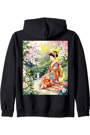 Steampunk Cool Vintage Creations Fantasy-Kimono Sakura für Mädchen Kapuzenjacke
