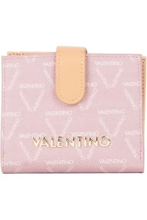 VALENTINO Unisex Lady RE Accessory-Travel Wallet, Cipria/Natur