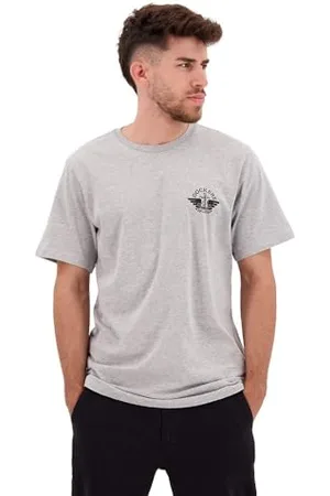Dockers Herren Logo Tee T Shirt, W&a Gray Heather, L EU