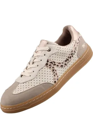 Mustang Damen Sneaker Ivory/Taupe EU 38