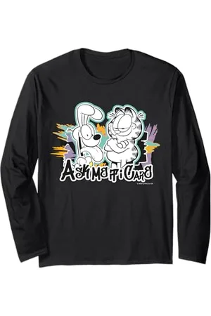 Garfield Streetwear Ask Me If I Care Odie Langarmshirt