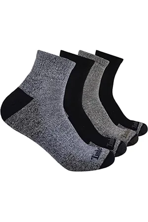Timberland Herren Viertelsocken, halb gepolstert, 4 Stück Quarter Socken, , Einheitsgre