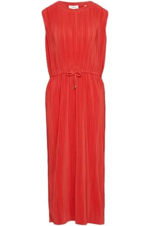 QS by s.Oliver Gestreiftes Kleid im Relaxed Fit mit überschnittenen Schultern 44