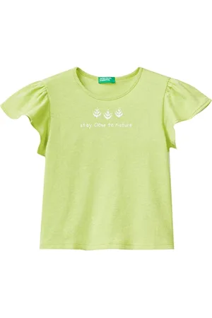 Benetton Mädchen 3f4jg108t T-Shirt, , 1 Jahr