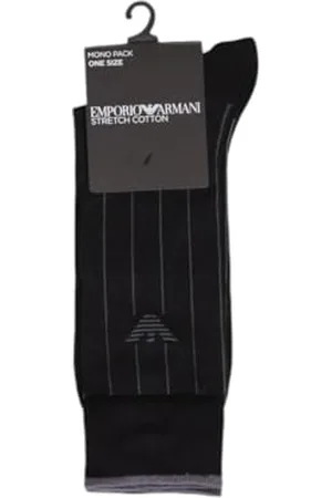 Emporio Armani Herren Fuzzy Fleece Long Lange SOCKEN, , One Size