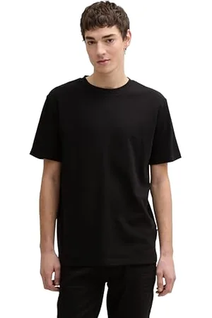 TOM TAILOR Relaxed Fit T-Shirt mit Rücken-Print, Dark Blueberry, M