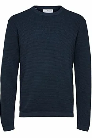 SELECTED Selected Homme White Mens L/S Knit