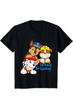 Paw Patrol Kinder - Chase Marshall Rubble Be kind Be Curious T-Shirt