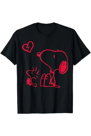 Peanuts Snoopy Woodstock Broken Heart T-Shirt