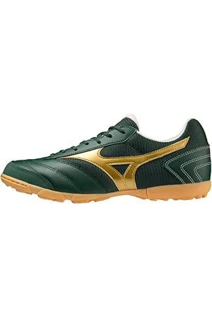 Mizuno Unisex MRL SALA Club TF Straßen-Laufschuh, Pineneedle/MP Gold, 40.5 EU