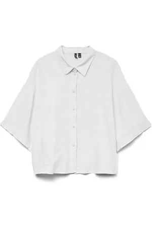VERO MODA VMLINN 2/4 Short Shirt WVN NOOS