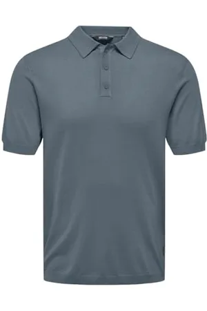 Only & Sons Herren ONSWYLER Life REG 14 SS Polo Knit NOOS Poloshirt, , L