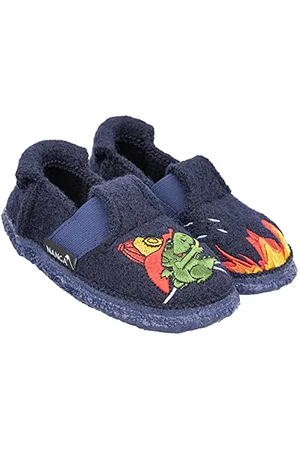Nanga Jungen Filz Hausschuhe Little Fireman 25