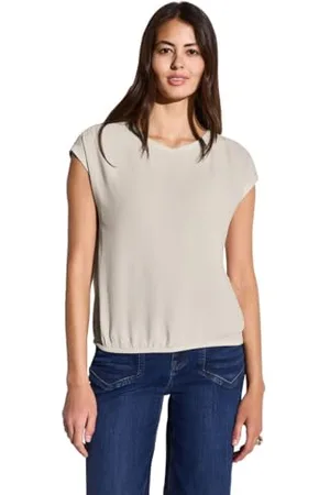 Street one Damen A345628 Bluse mit elastischem Saum, , 42