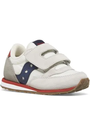 Saucony Jazz Original Sneaker, Grey/Navy/Red, 40.5 EU