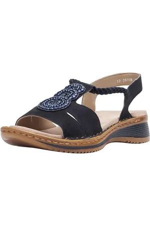 ARA Damen Hawaii Sandale, BLAU, 43 EU