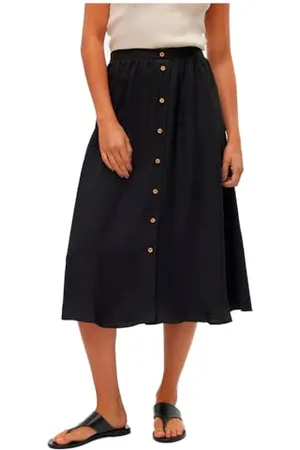 VERO MODA Female Rock VMMELANEY Hohe Taille Langer Rock