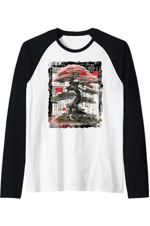 RTUZ Hip Hop Y2K Vintage Hipster Edgy Urban Streetwear Bonsai Raglan
