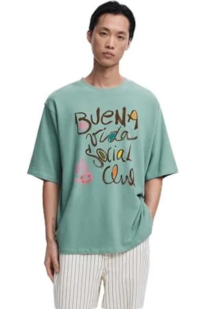 Desigual Herren Ts_Club T-Shirt, , M