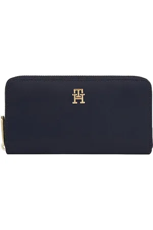 Tommy Hilfiger POPPY TH LARGE ZA Geldbörsen Damen, Blau , OS