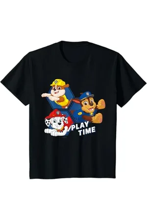 Paw Patrol Kinder - Chase Marshall Rubble Play Time T-Shirt
