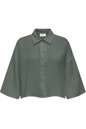 JDY Theis Life 3/4 Crop Shirt WVN Noos