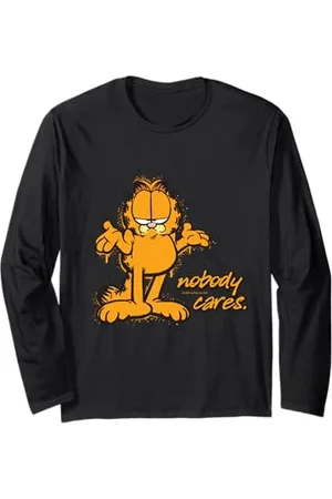 Garfield Nobody Cares Katze Langarmshirt
